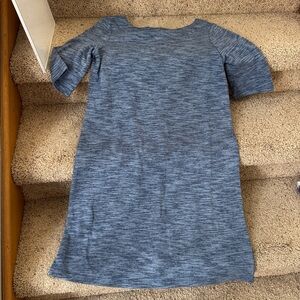 Faded Glory Casual pullover Short-Sleeve Cotton/Polyester Blue Dress Medium 8-10